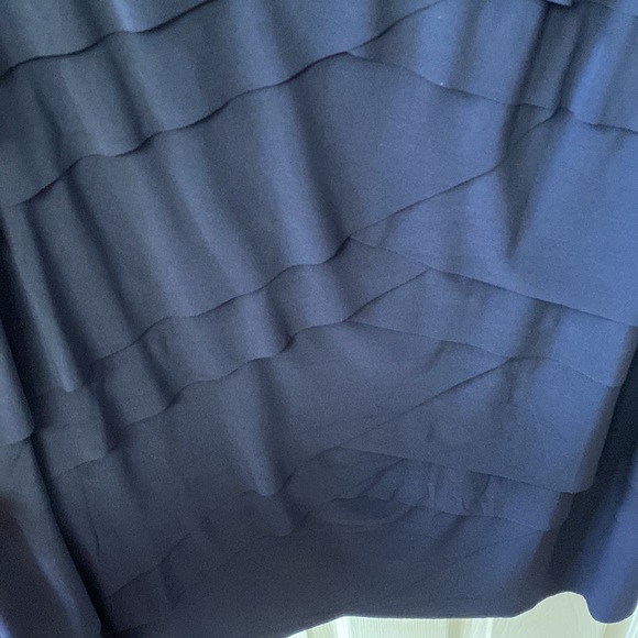 Navy blue formal dress with matching blazer - Picture 6 of 14